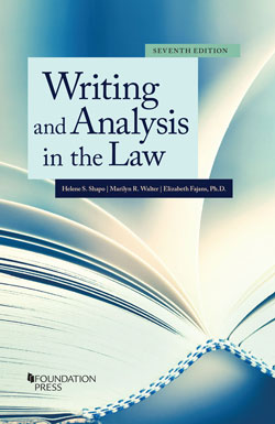 Shapo, Walter, and Fajans's Writing and Analysis in the Law, 7th